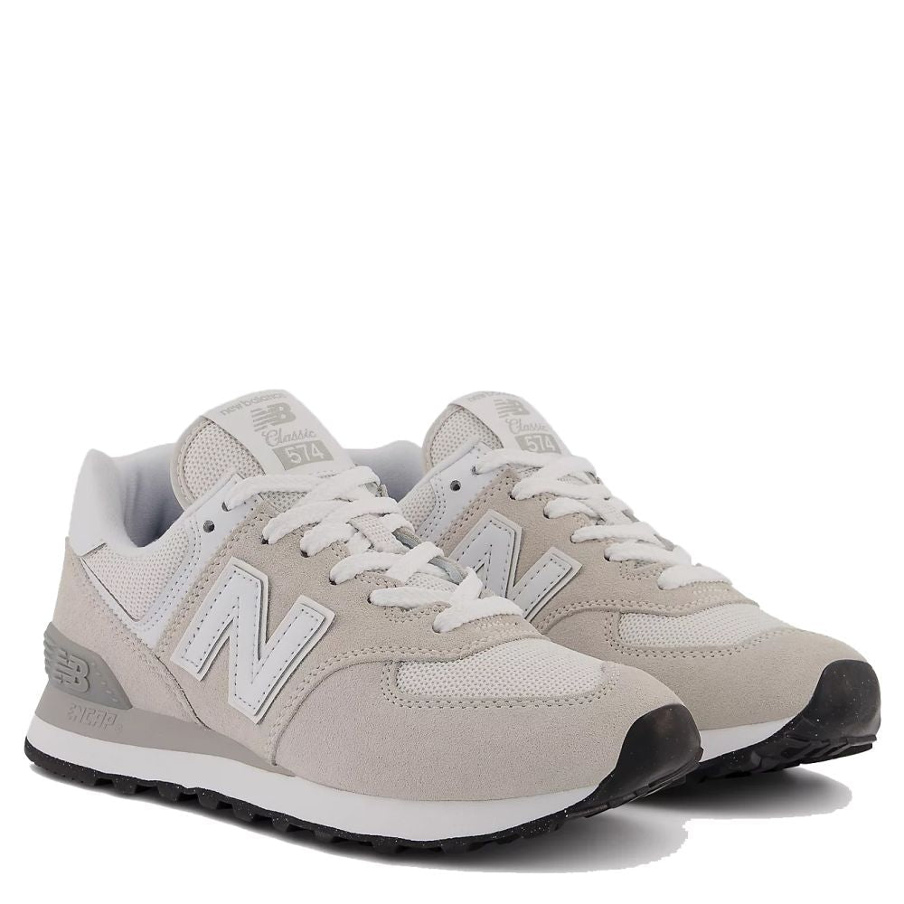 New Balance Women's Leather 574 in Cloud