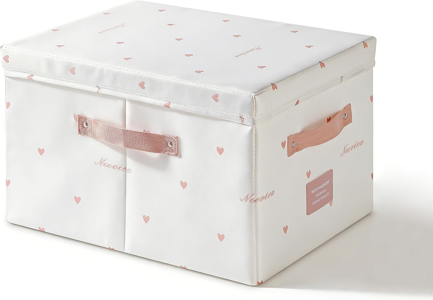 NEOVIVA Storage Box with Lid, Foldable, Cute Stora - Premium Quality