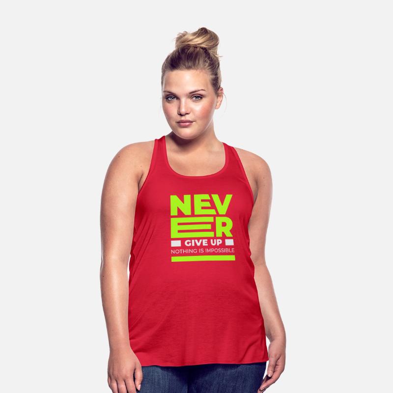 Never Give up T-shirt Men's Premium Tank Top