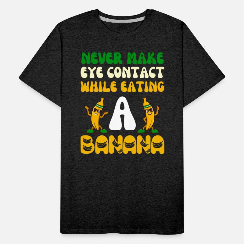 never make eye contact while eating a banana Funny