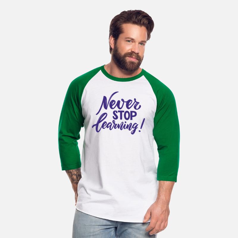 Never Stop Learning Typography