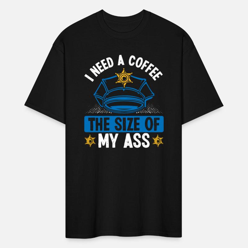 Night Shift Police Officer Coffee Size Policeman