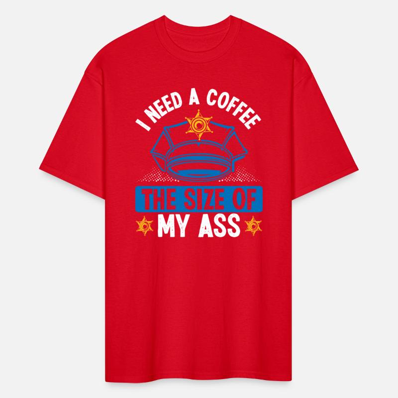 Night Shift Police Officer Coffee Size Policeman