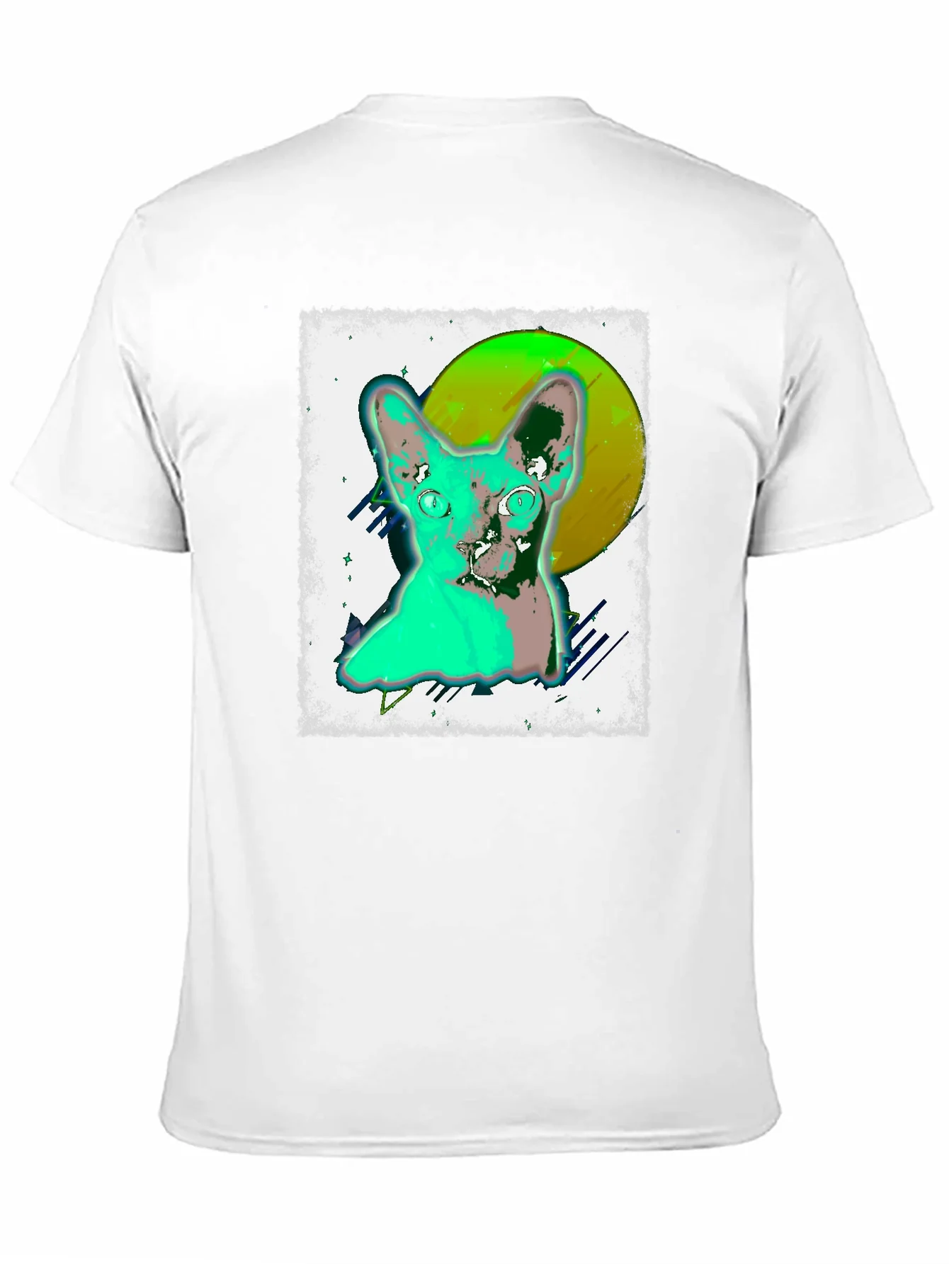 Cool Cat Graphic Tee - Black Unisex T-Shirt