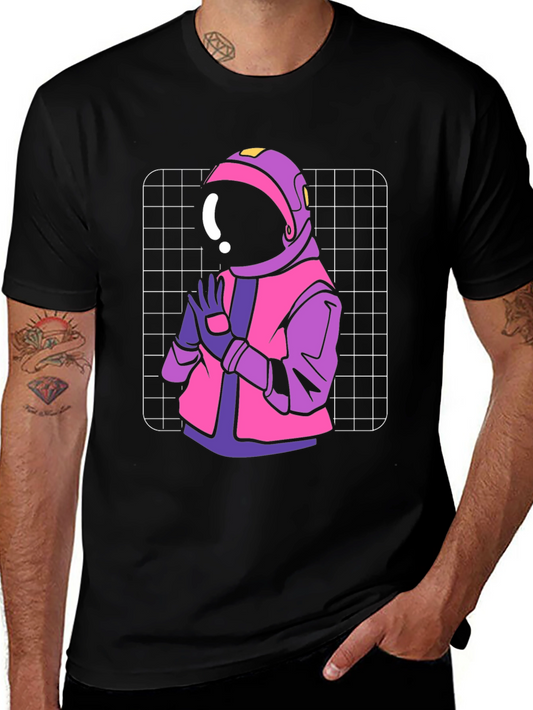 Retro Astronaut Graphic T-Shirt