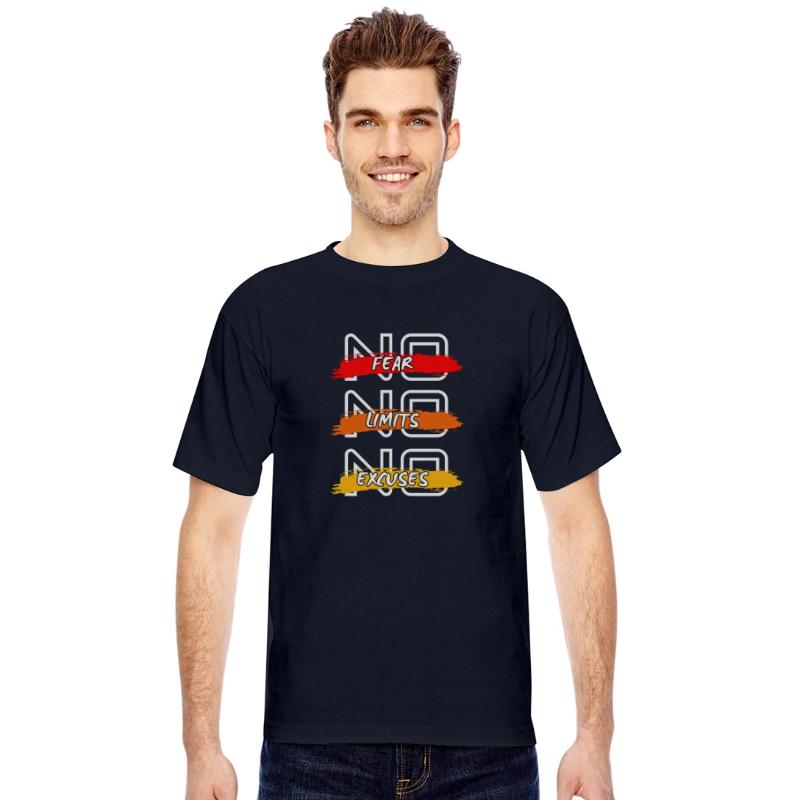 No Fear No Limits No Excuses Motivational Design