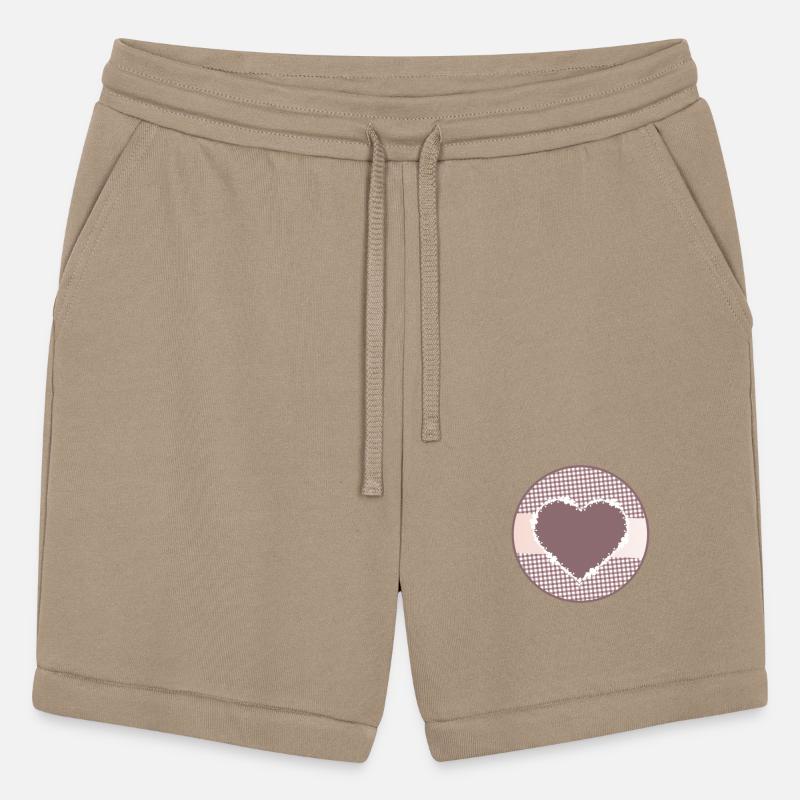 nostalgic label in old pink with a big heart