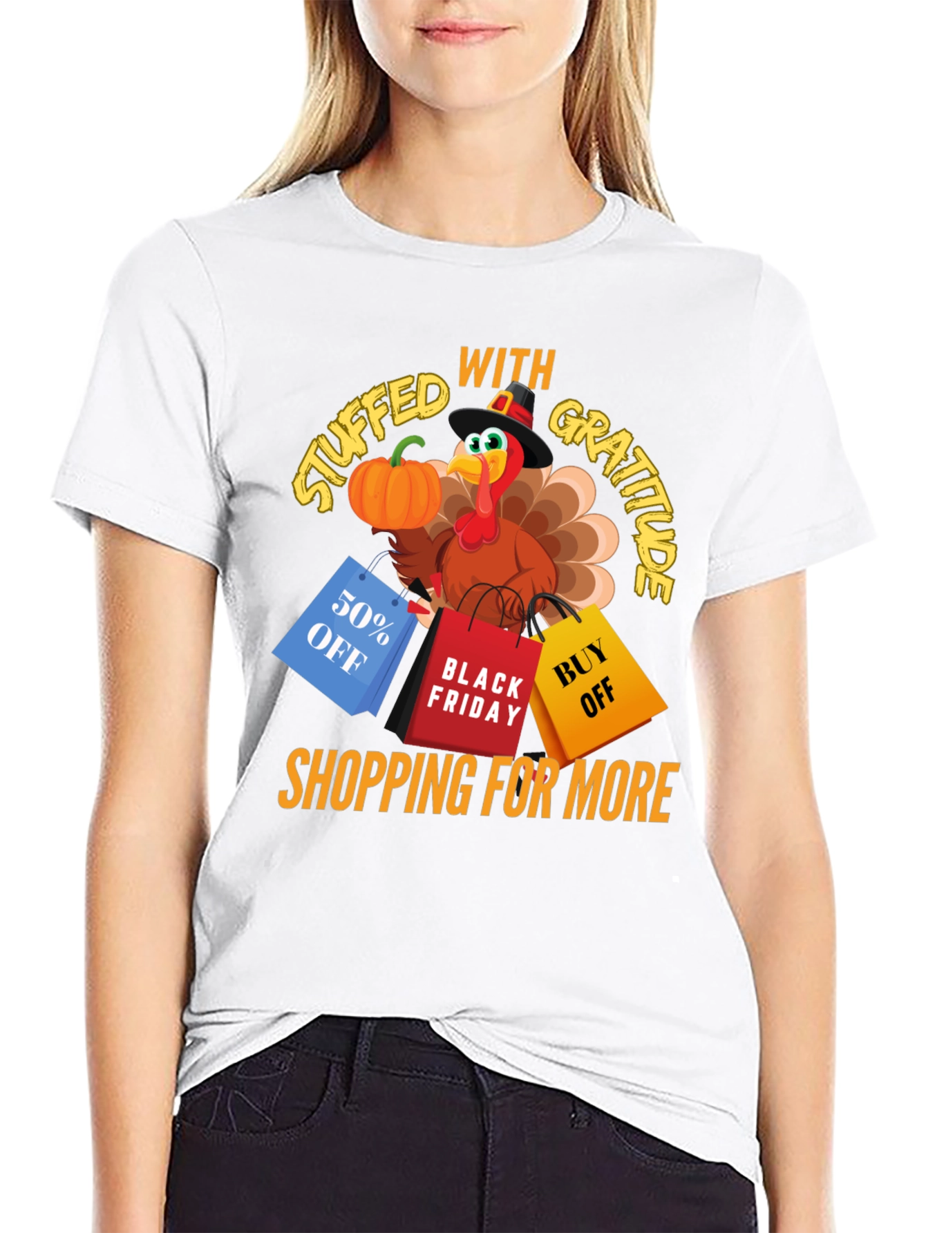 Thanksgiving Turkey Shopping T-Shirt