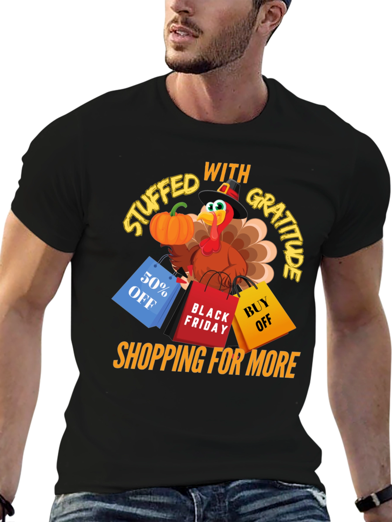 Thanksgiving Turkey Shopping T-Shirt