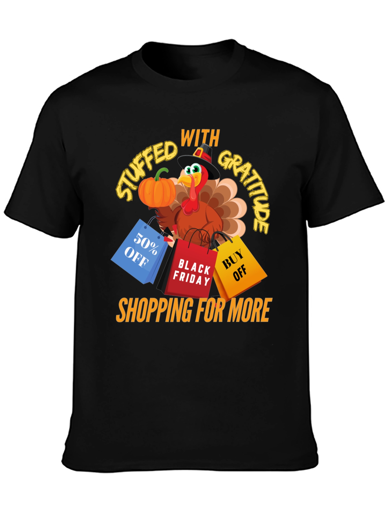 Thanksgiving Turkey Shopping T-Shirt
