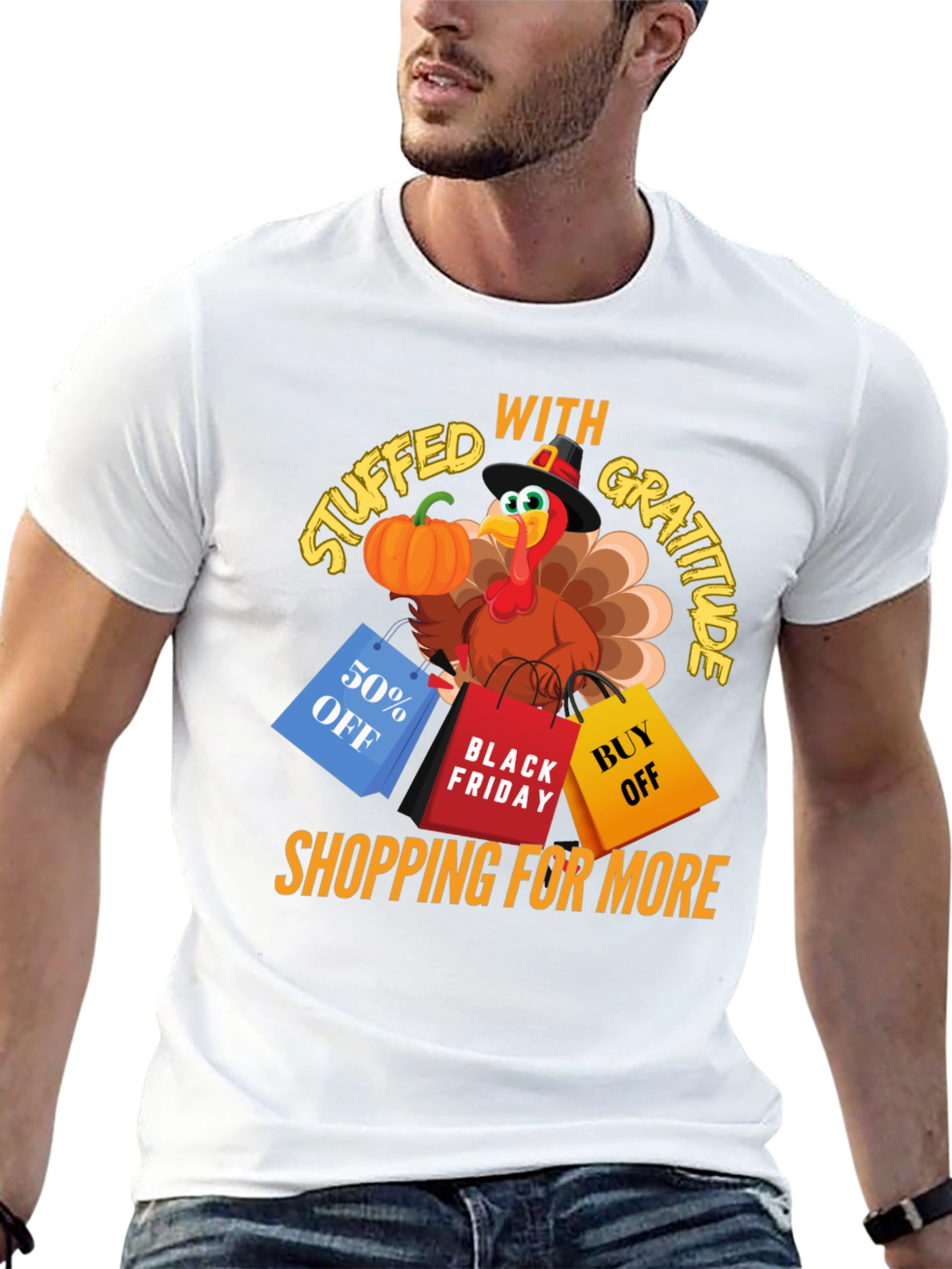 Thanksgiving Turkey Shopping T-Shirt