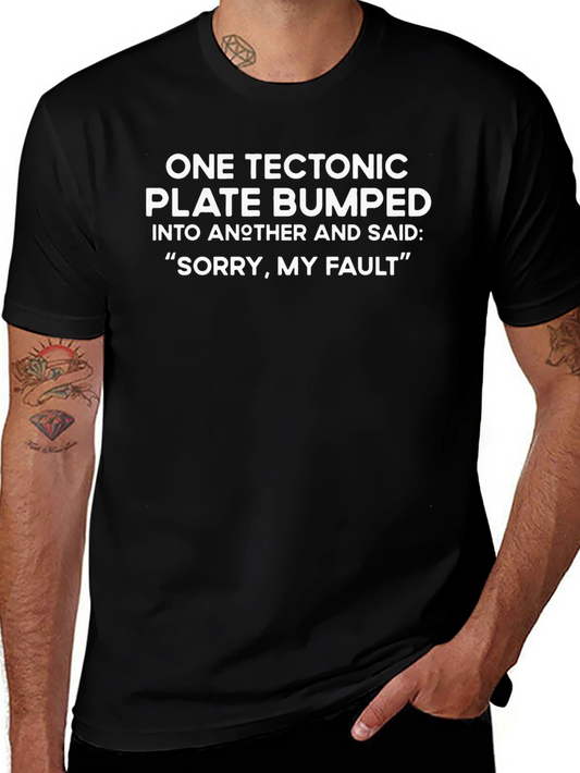 One Tectonic Plate Funny Geology T-Shirt