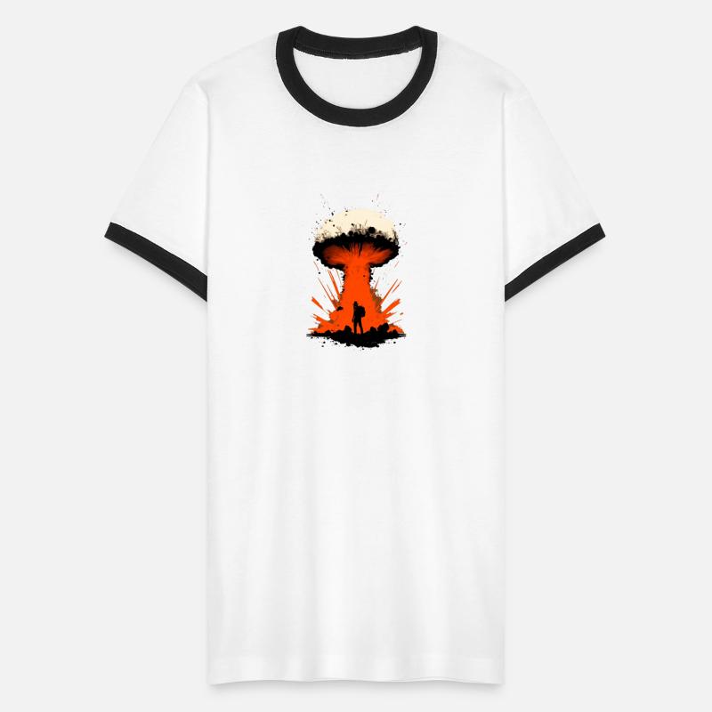 Nuclear Explosion Mushroom Cloud War Soldiers