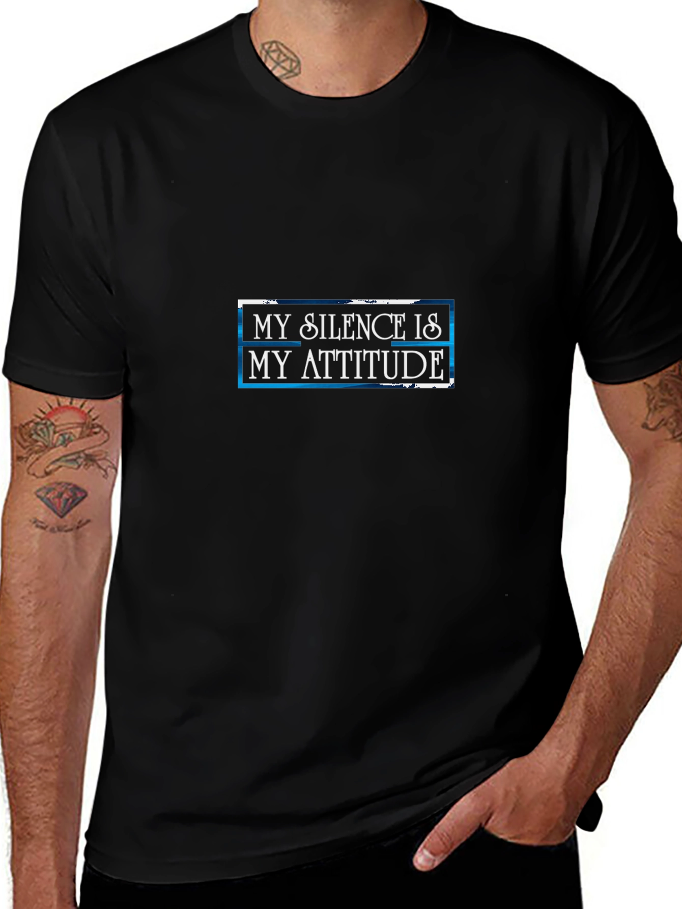 My Silence Is My Attitude Graphic Tee