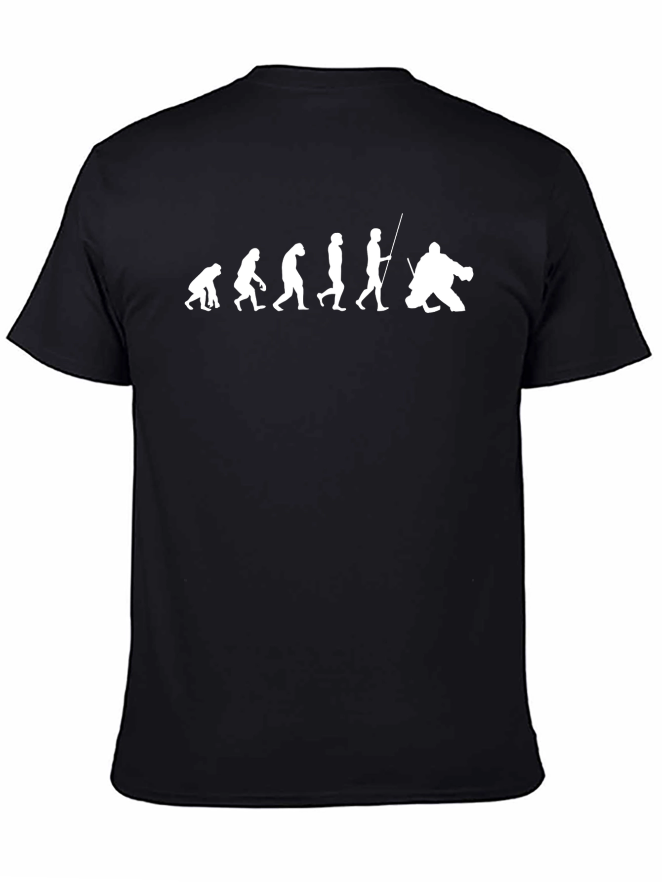 Evolution to Hockey Player T-Shirt - Black