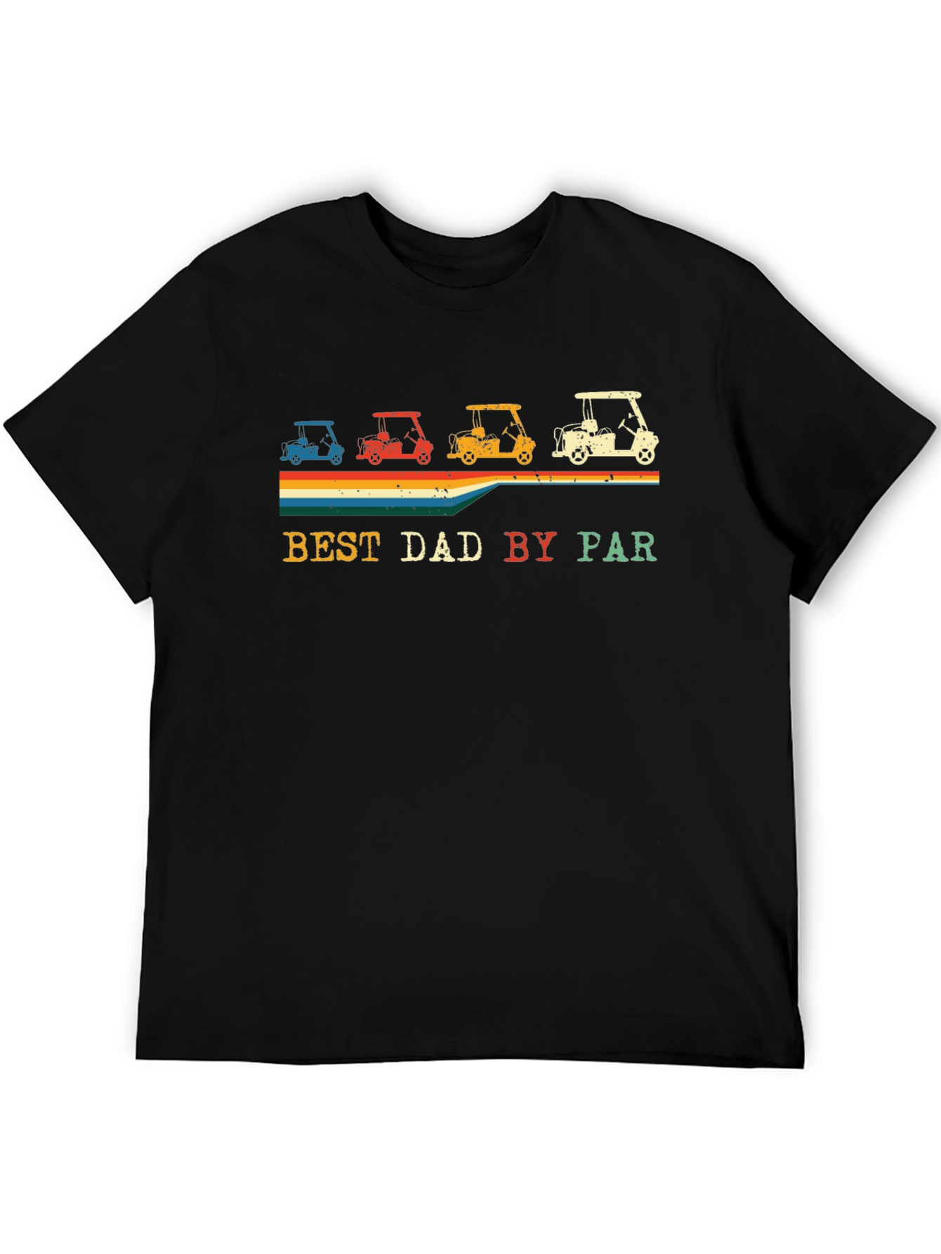 Best Dad By Par Golf Cart T-Shirt