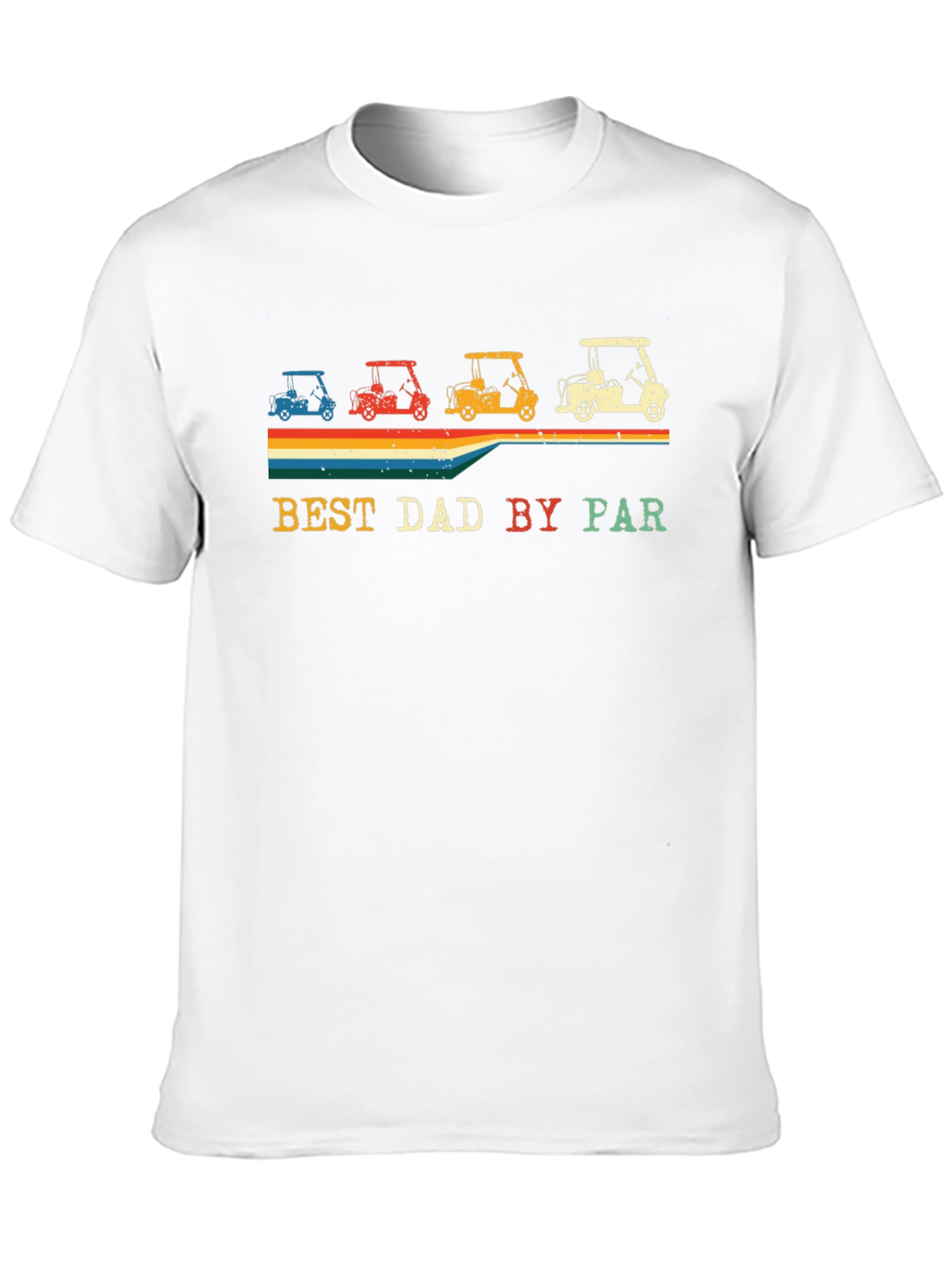 Best Dad By Par Golf Cart T-Shirt