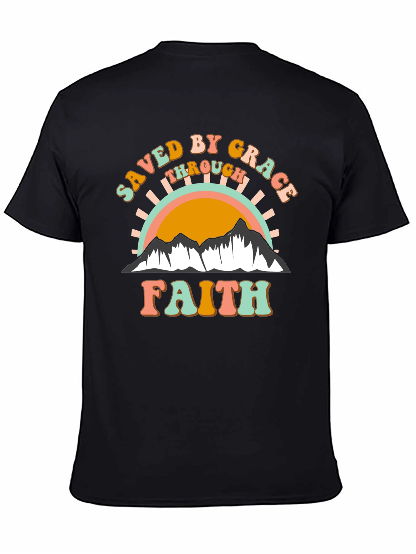 Saved By Grace T-Shirt - Christian Faith Apparel