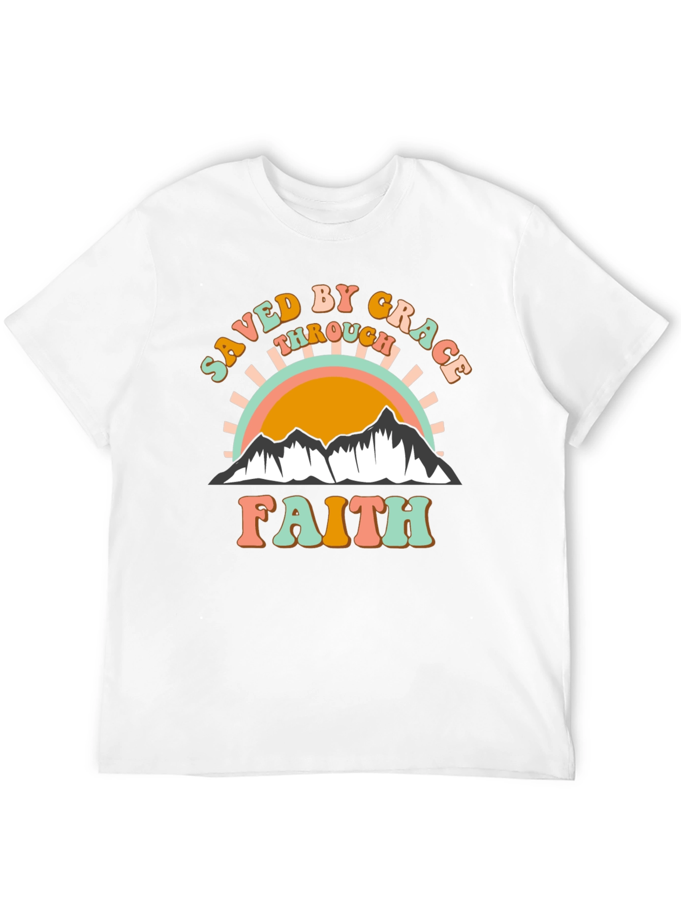 Saved By Grace T-Shirt - Christian Faith Apparel