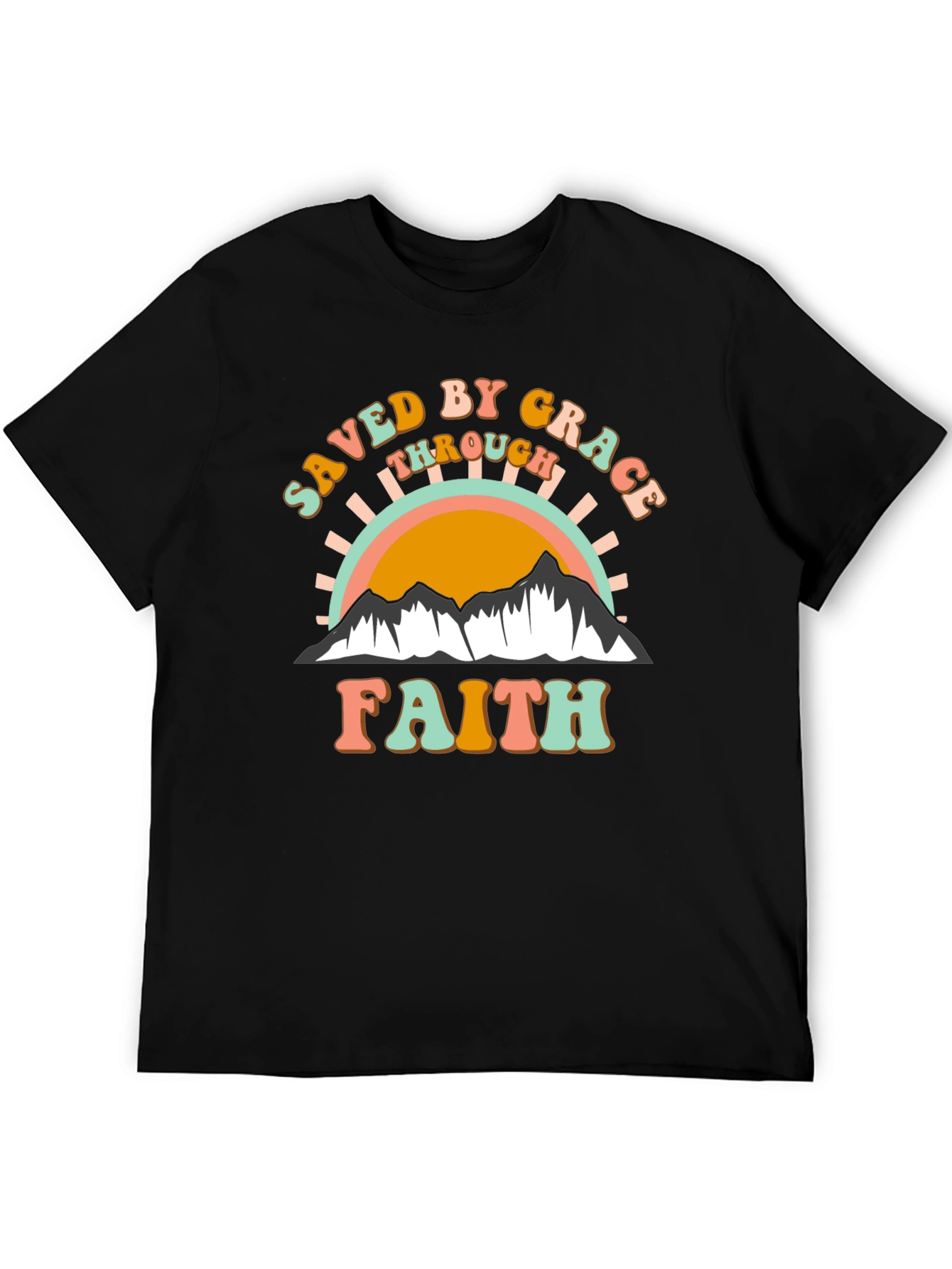 Saved By Grace T-Shirt - Christian Faith Apparel