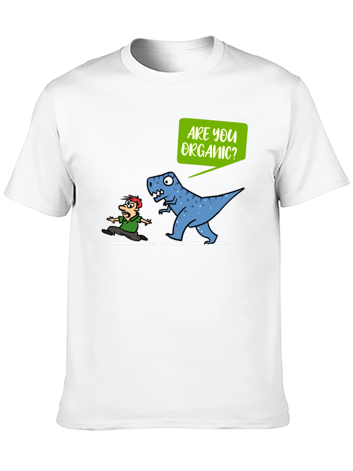 Funny Dinosaur Organic T-Shirt