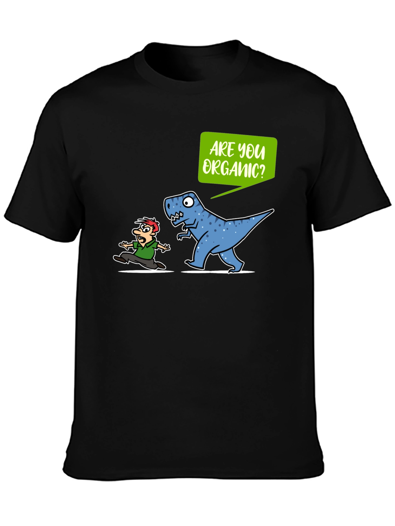 Funny Dinosaur Organic T-Shirt