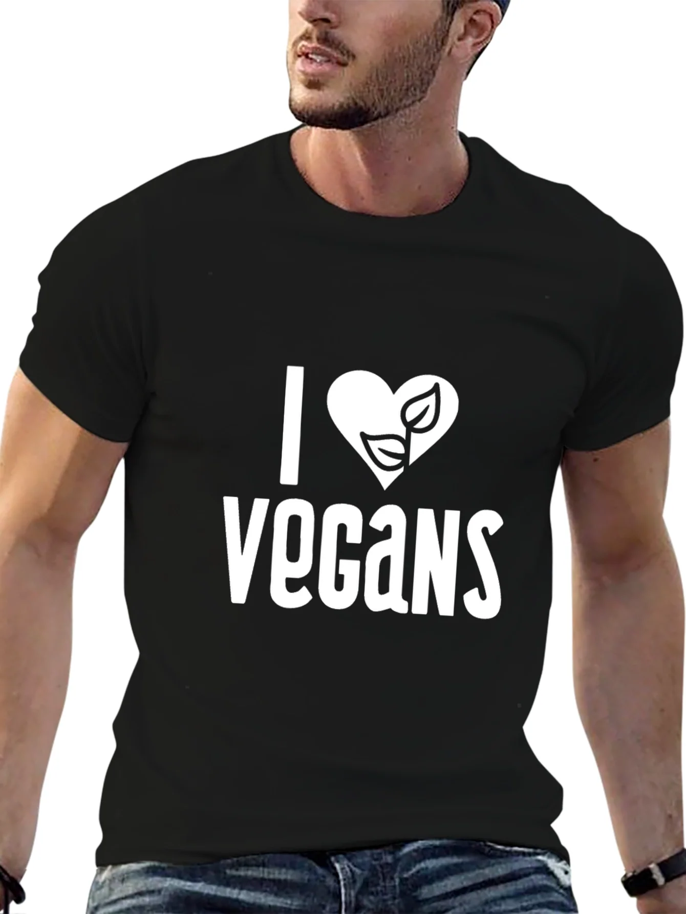 I Heart Vegans Graphic Tee - Vegan Lover T-Shirt