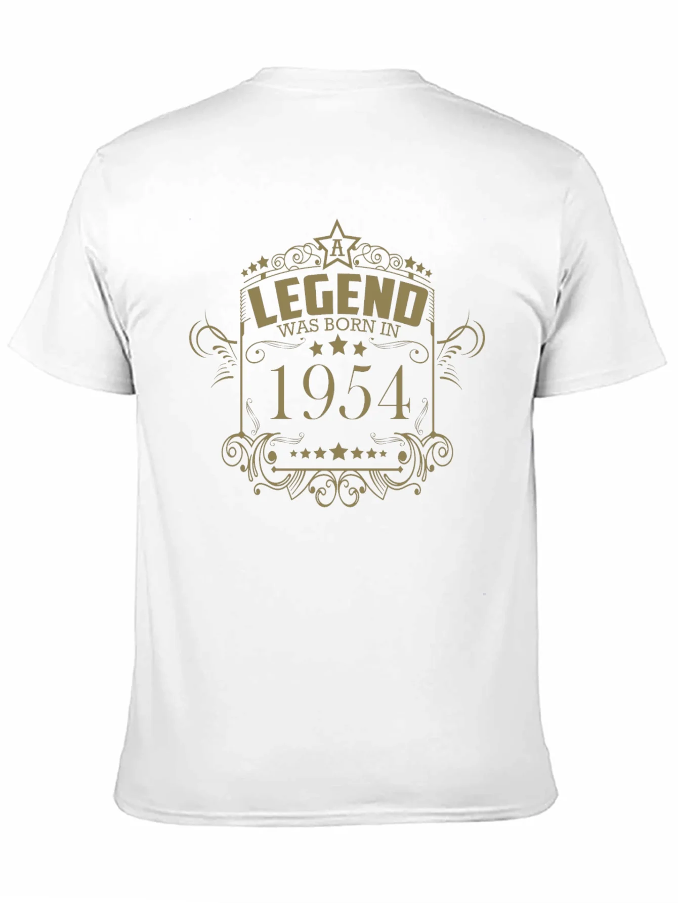 Legend Born in 1954 Black Graphic Tee