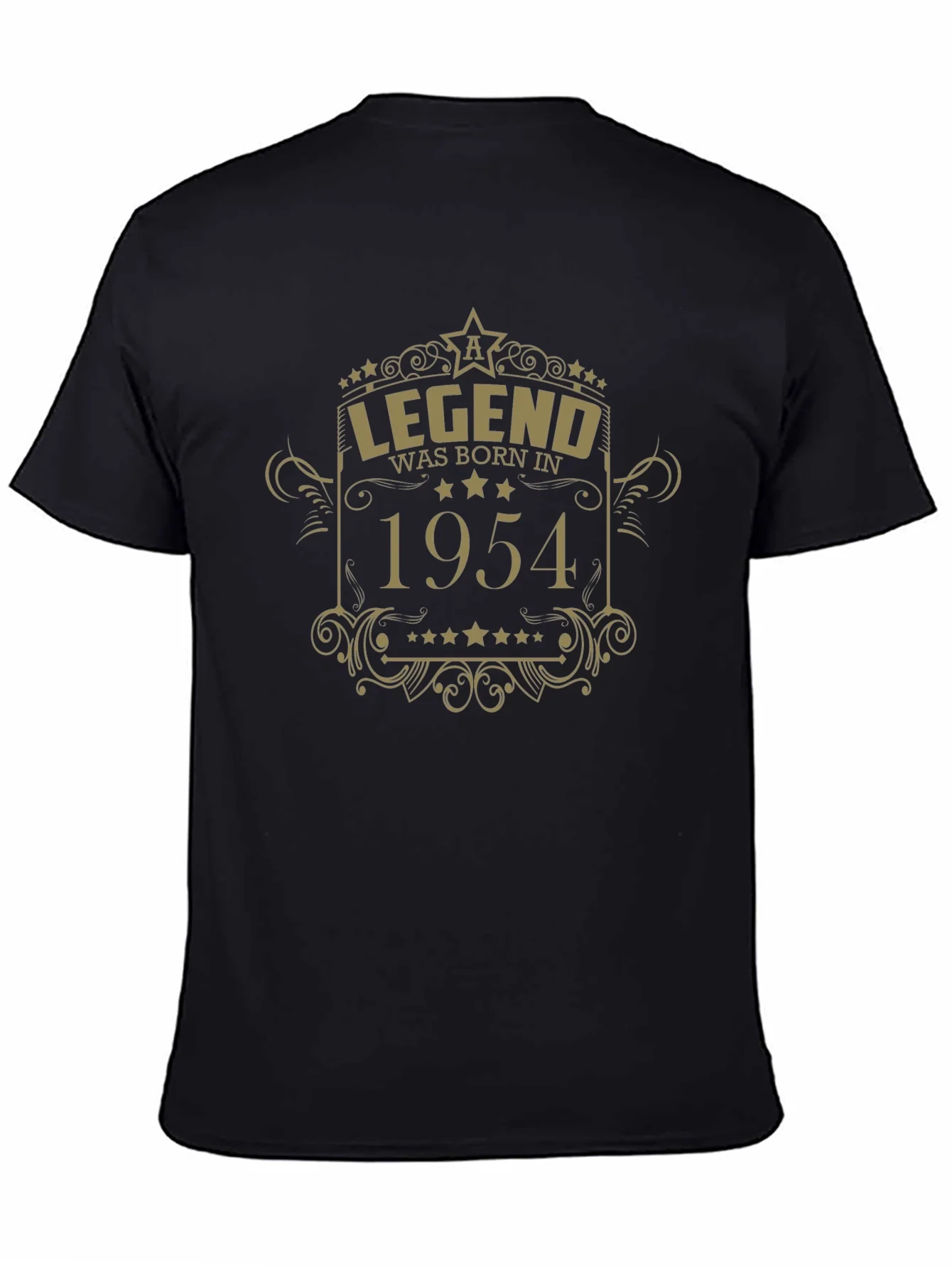 Legend Born in 1954 Black Graphic Tee