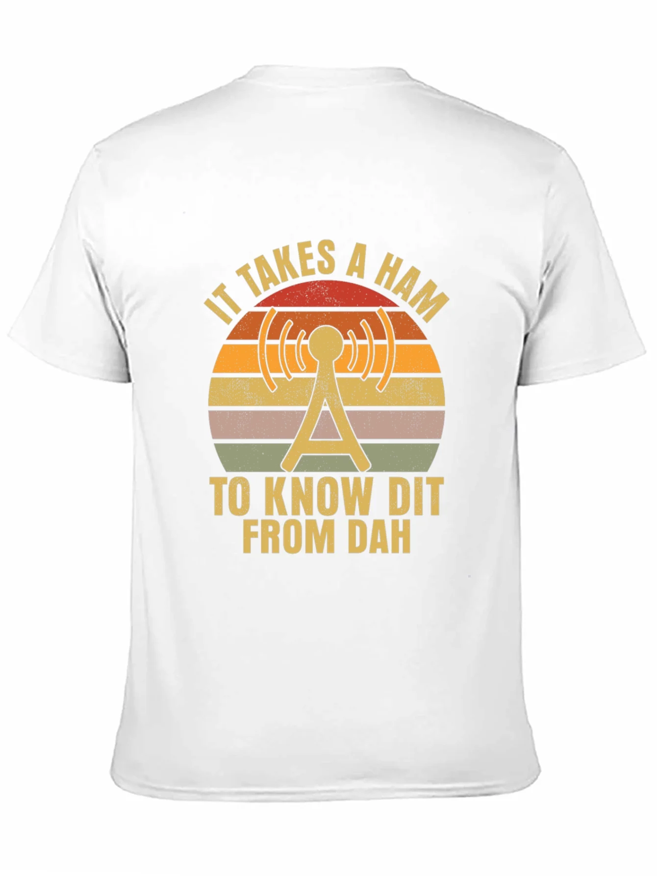 Ham Radio Operator T-Shirt - Dit Dah