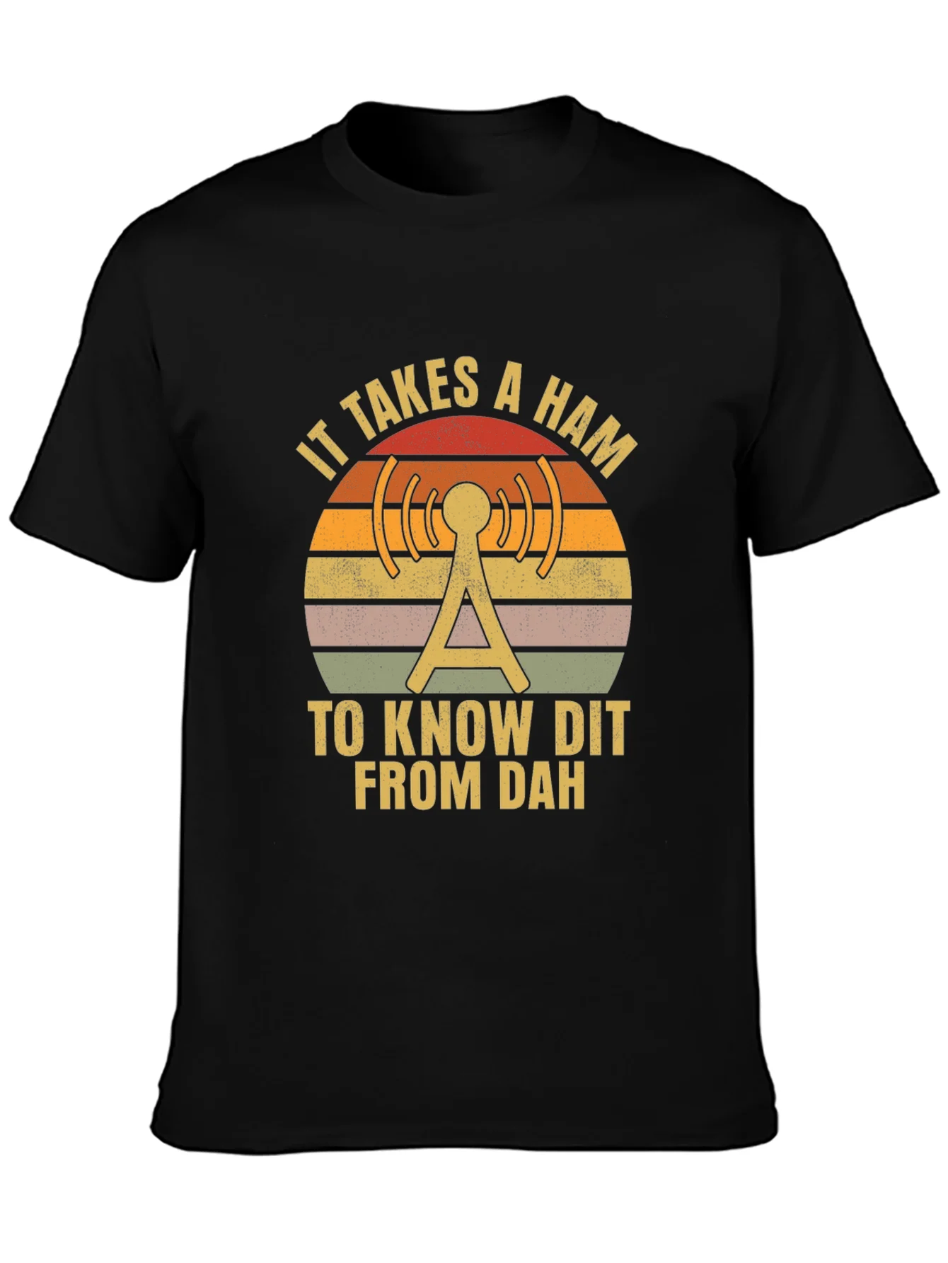 Ham Radio Operator T-Shirt - Dit Dah