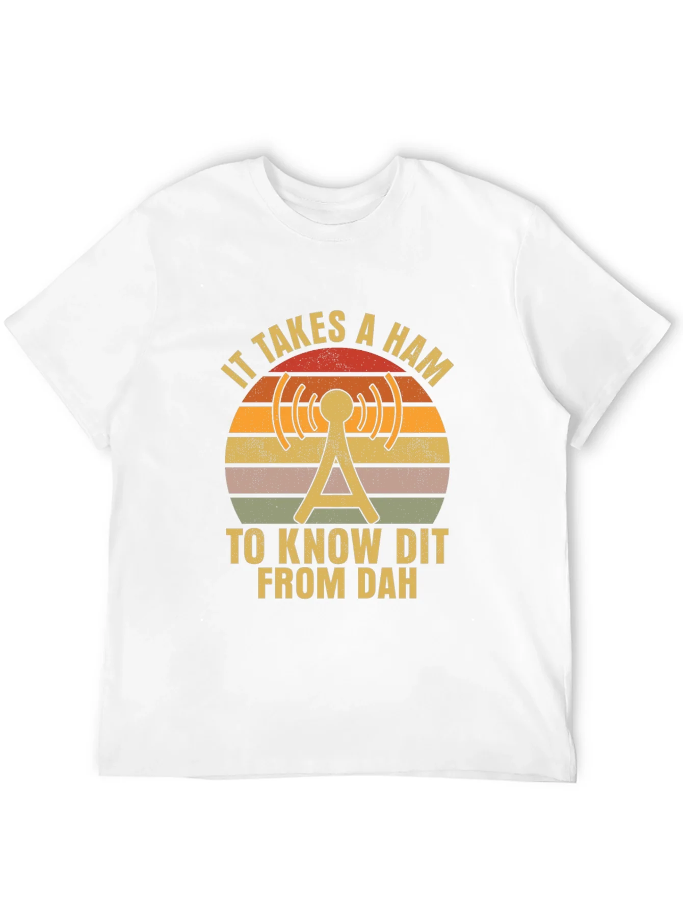 Ham Radio Operator T-Shirt - Dit Dah