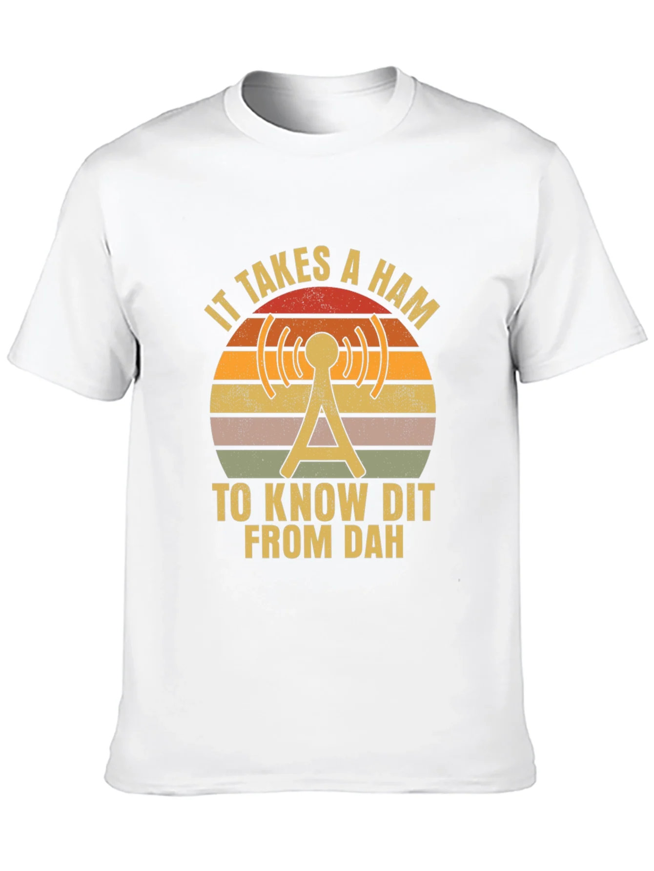 Ham Radio Operator T-Shirt - Dit Dah