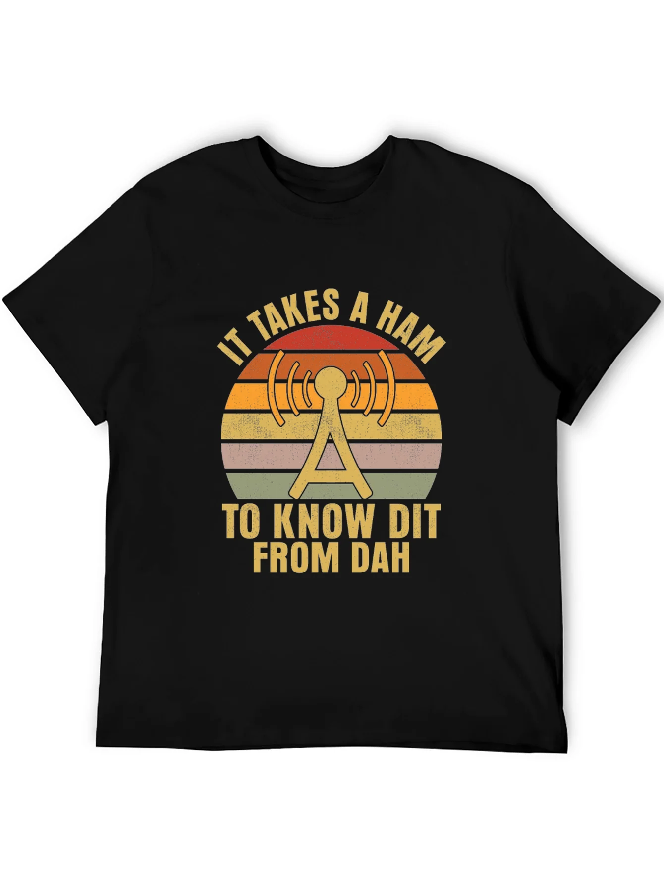 Ham Radio Operator T-Shirt - Dit Dah