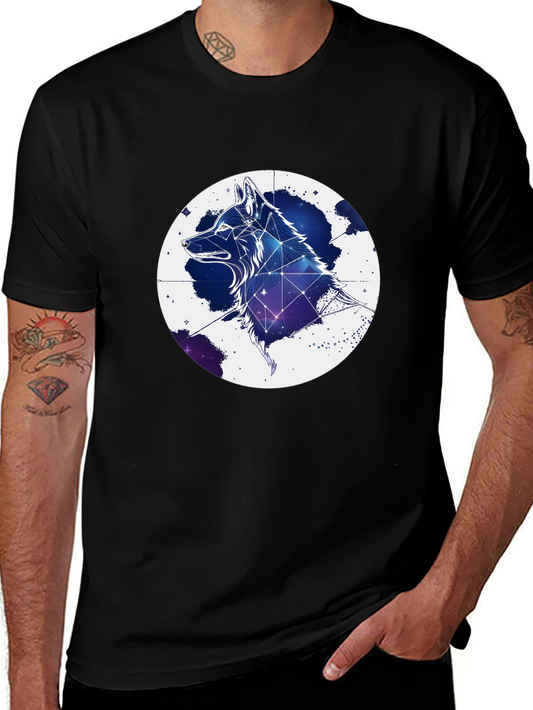 Cosmic Wolf T-Shirt - Mens Graphic Tee