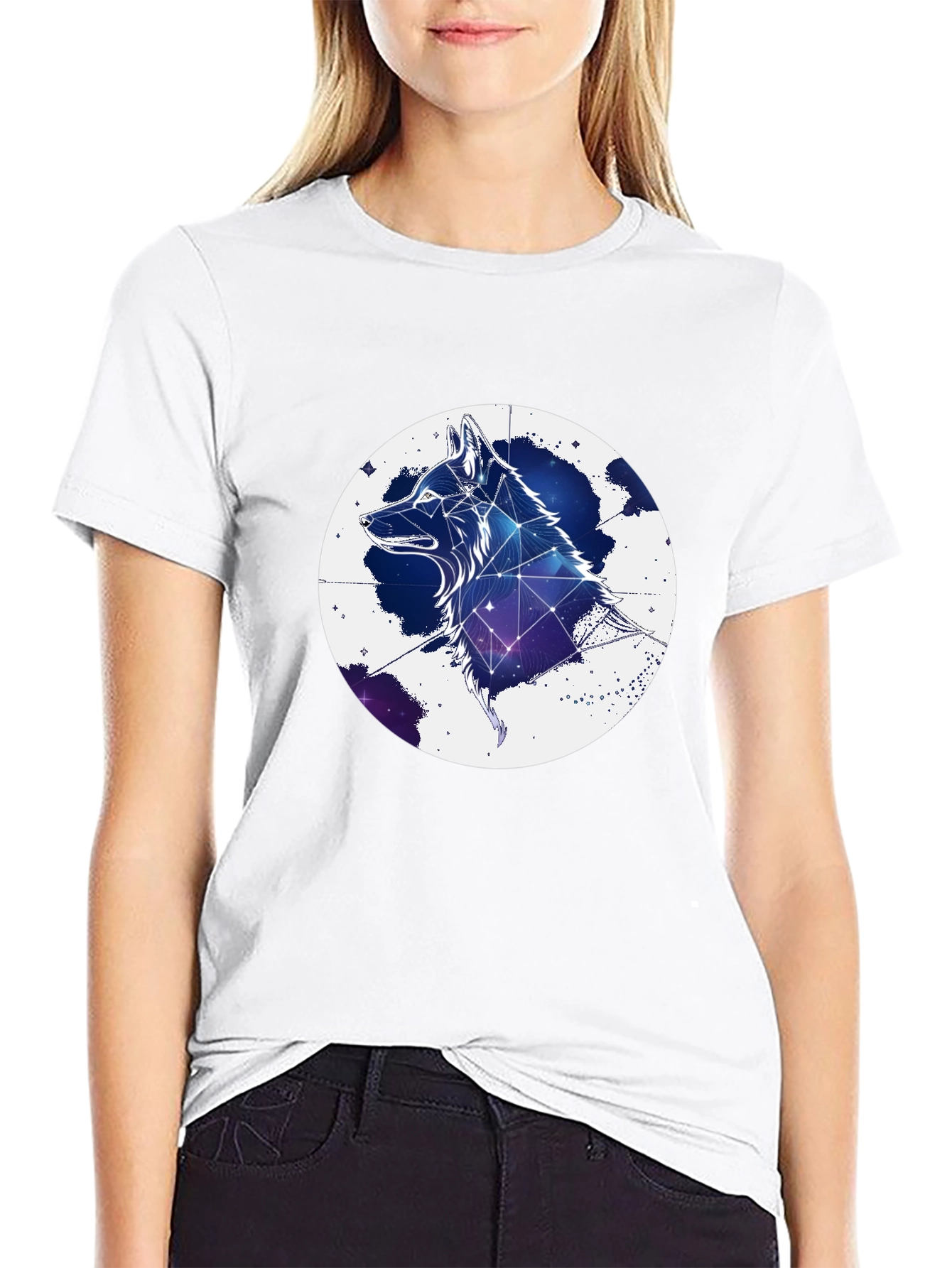 Cosmic Wolf T-Shirt - Mens Graphic Tee