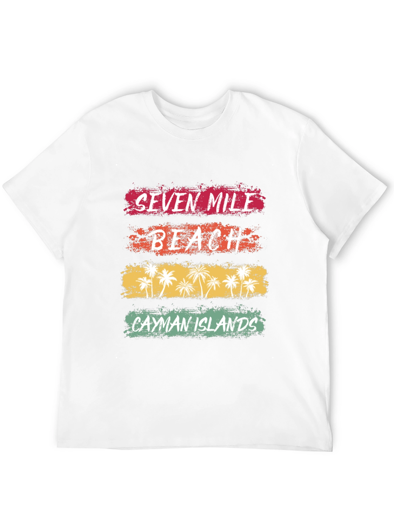 Seven Mile Beach Cayman Islands Graphic Tee