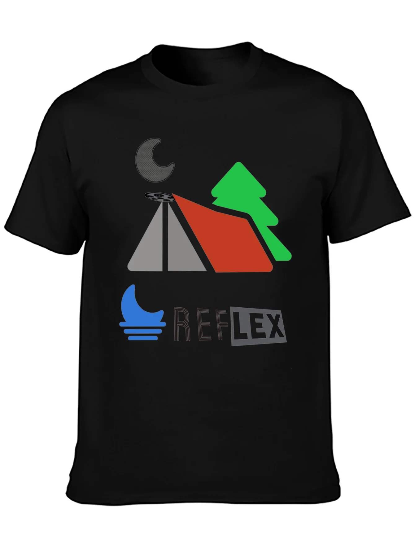 Reflex Graphic Tee - Night Camping Design
