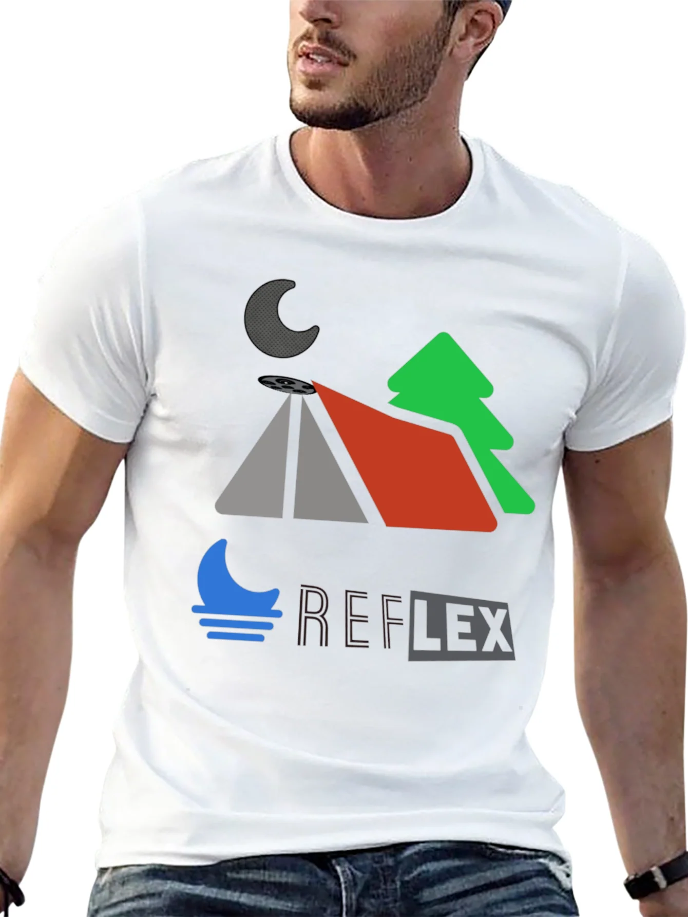Reflex Graphic Tee - Night Camping Design