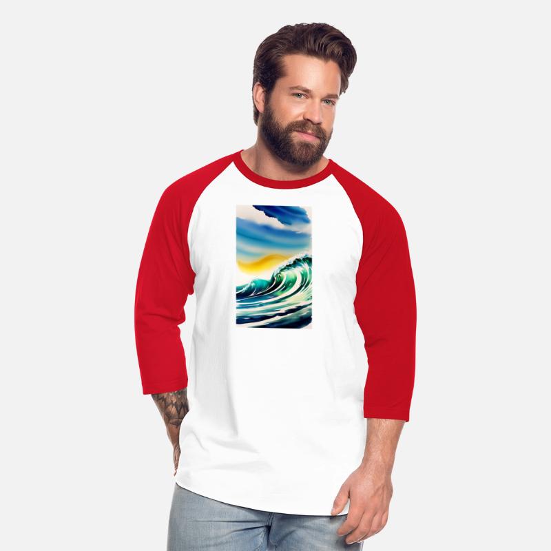 Ocean Waves Painting Design