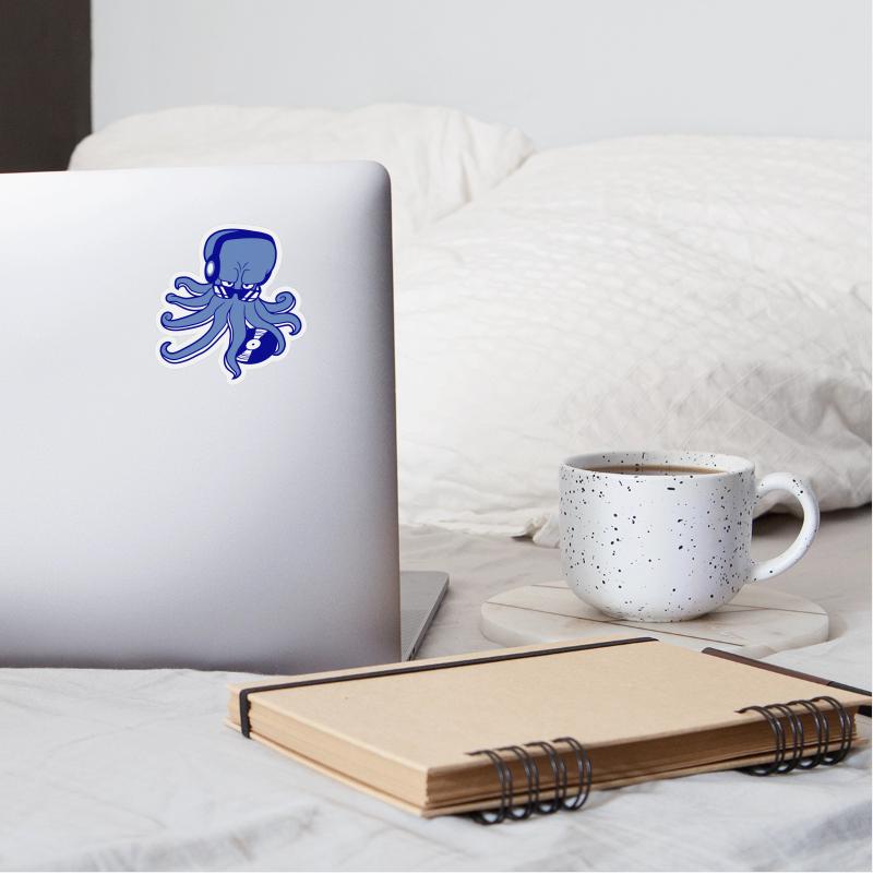 Octopus DJ Kraken Squid Mixer Cool Music Party Fun