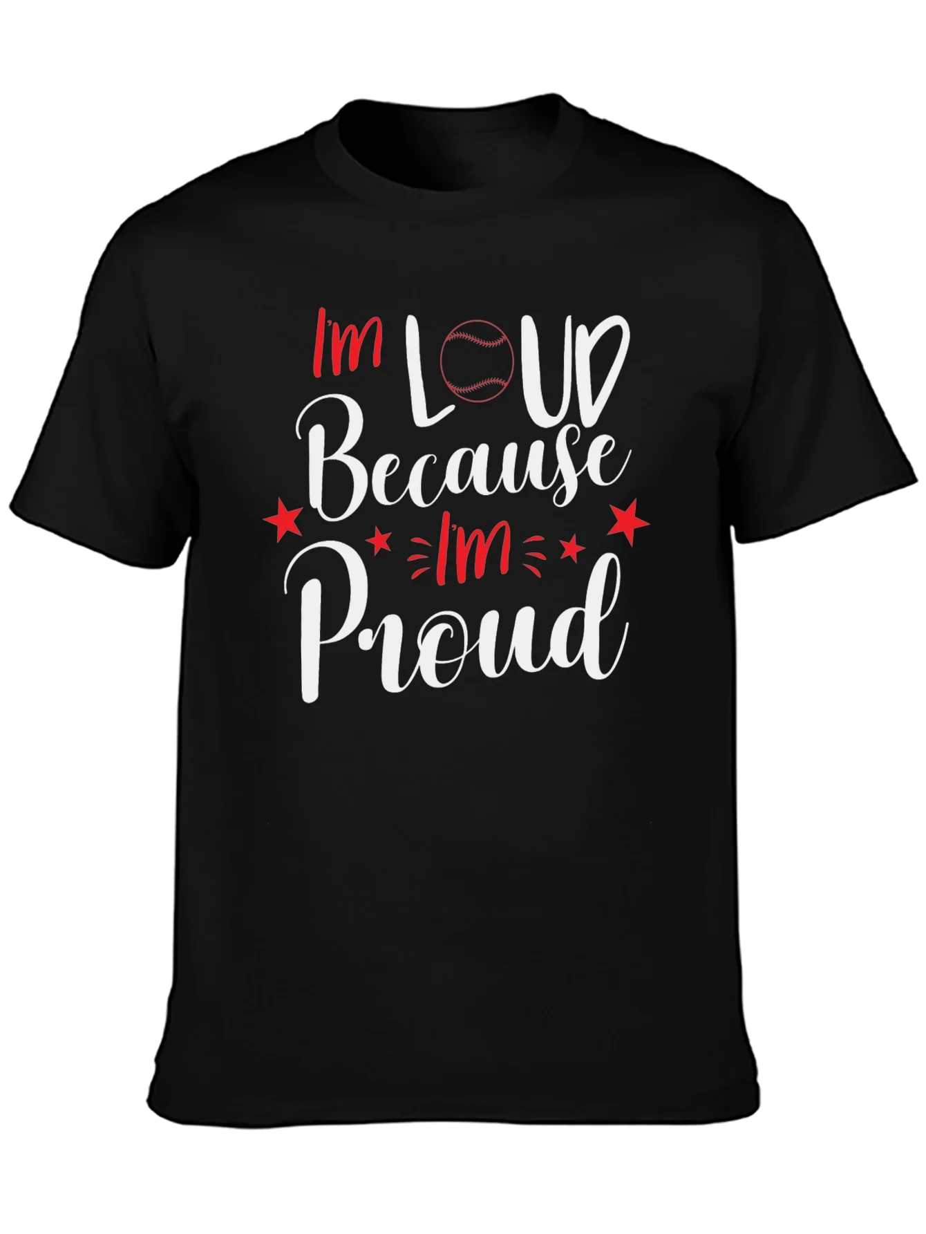 Im Loud Baseball Graphic T-Shirt