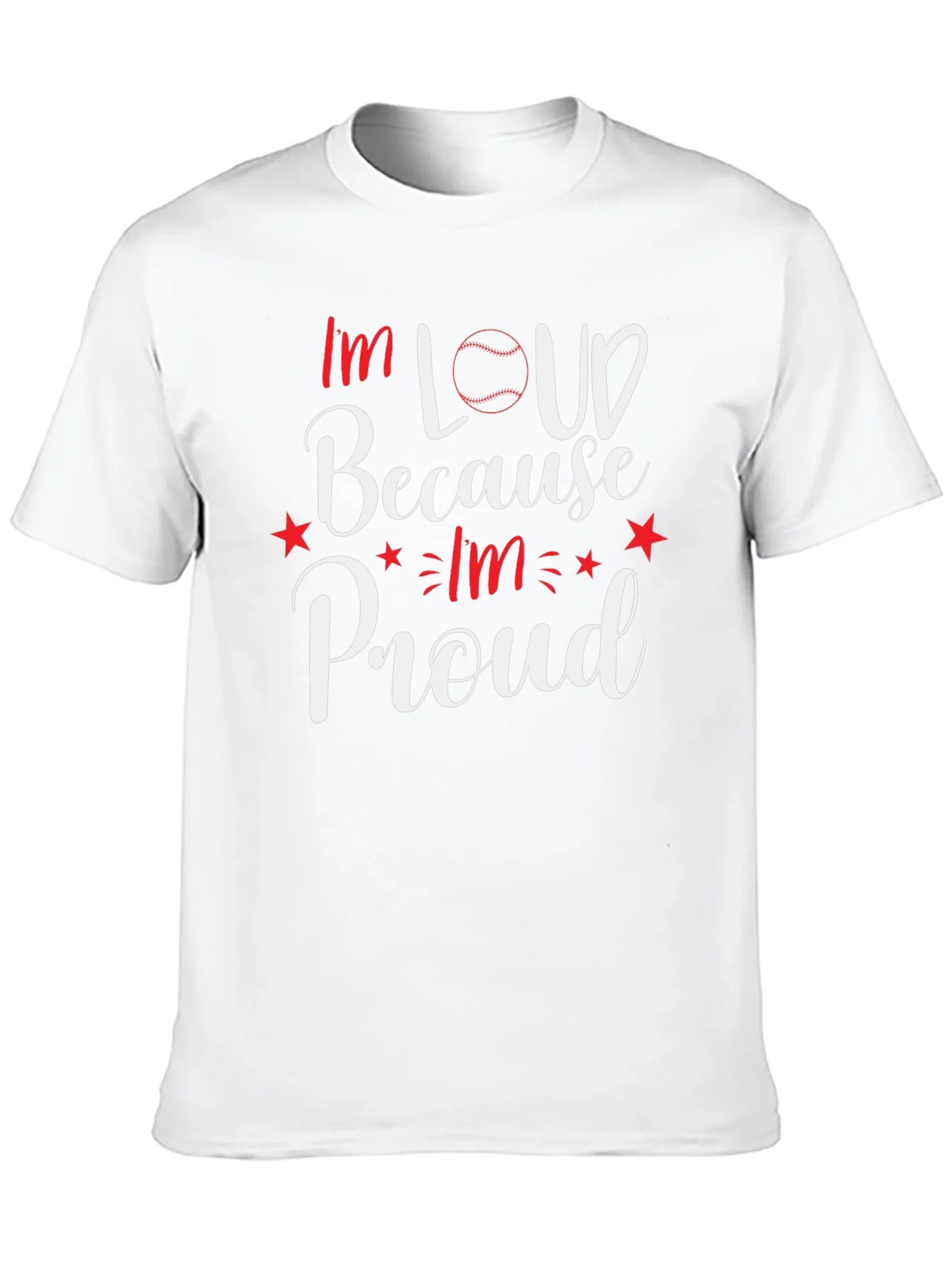 Im Loud Baseball Graphic T-Shirt