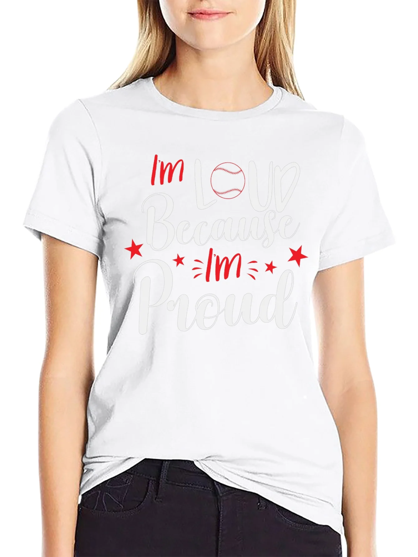 Im Loud Baseball Graphic T-Shirt