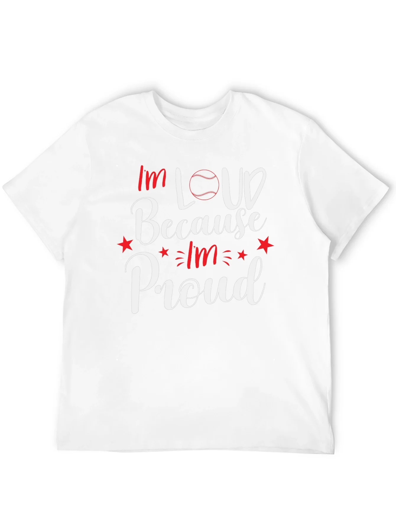 Im Loud Baseball Graphic T-Shirt