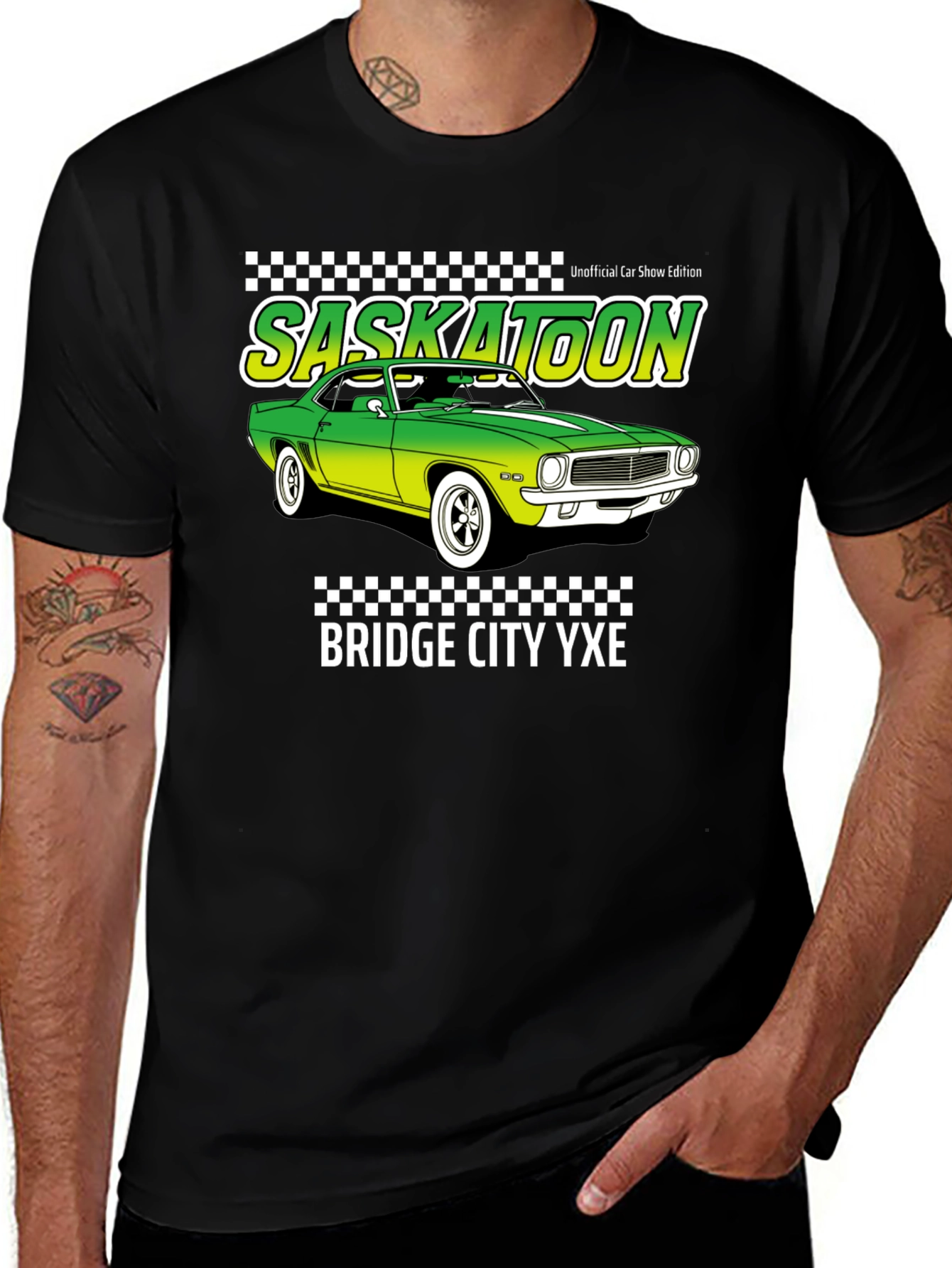 Saskatoon Car Show Edition Black T-Shirt