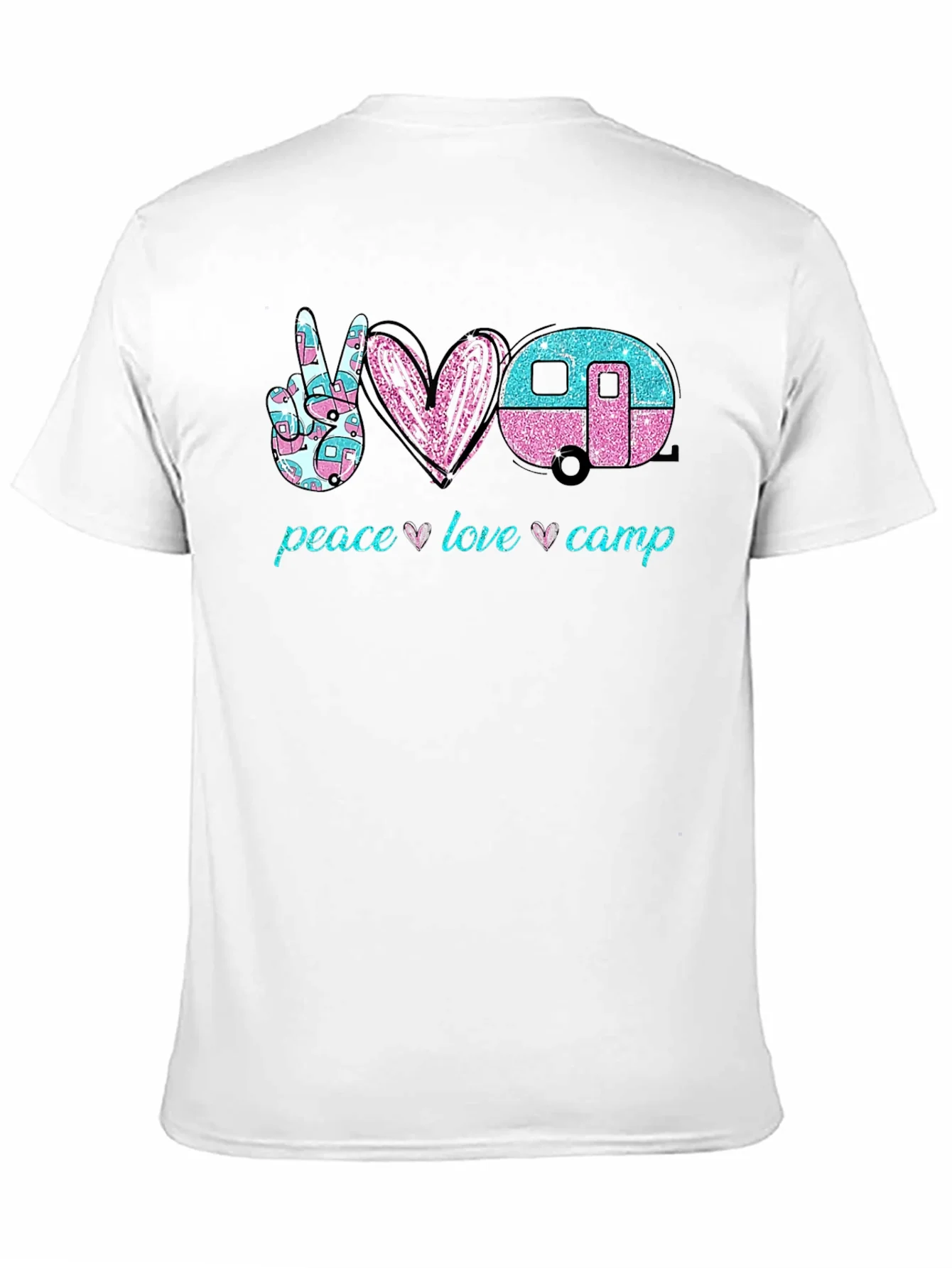 Peace Love Camp Graphic T-Shirt