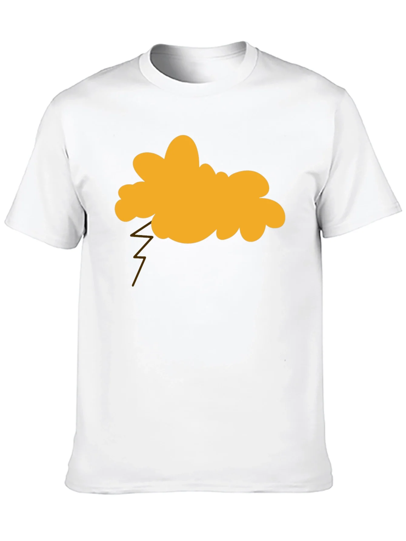 Thundercloud Graphic Tee - Black Cotton T-Shirt