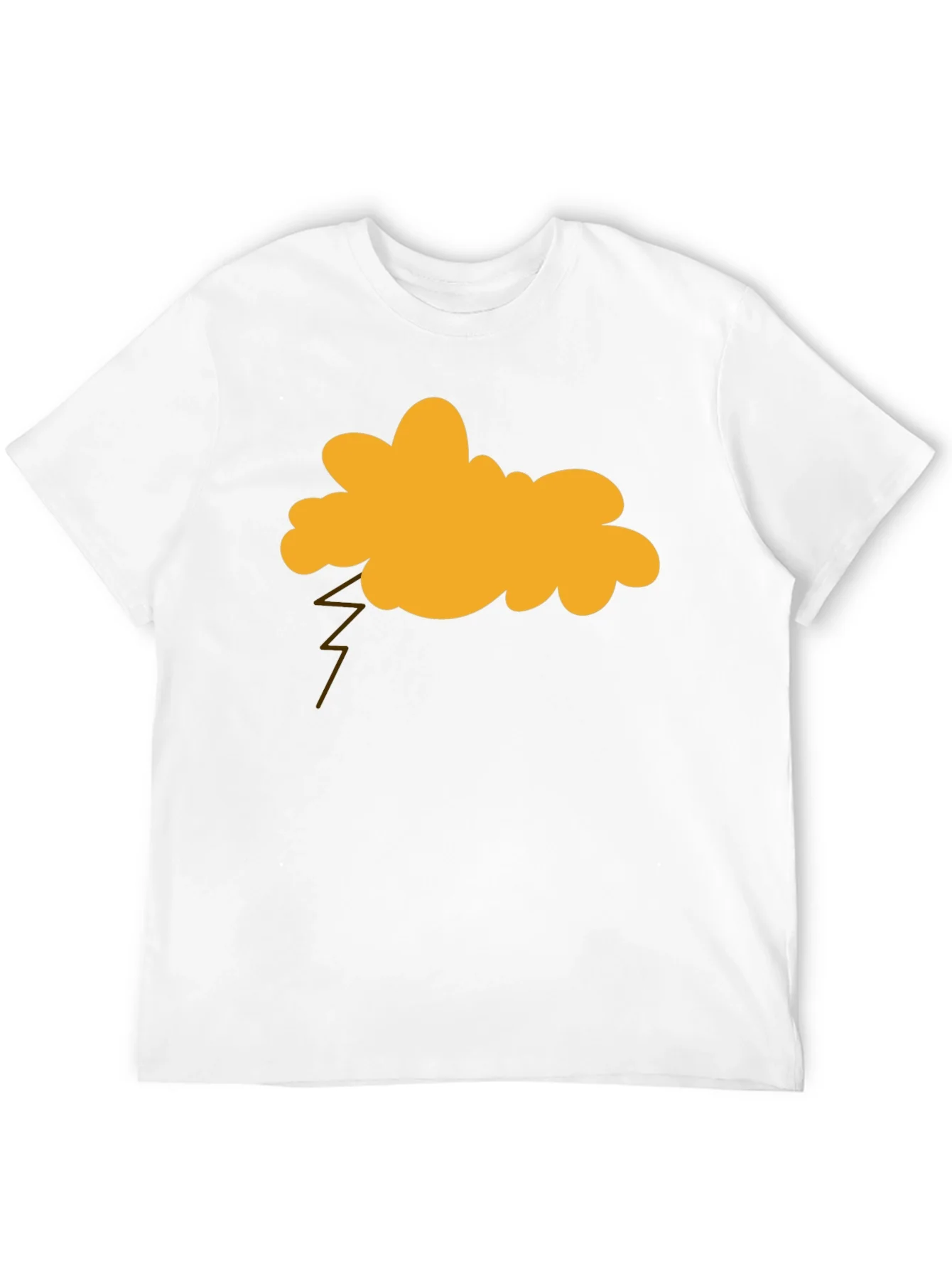 Thundercloud Graphic Tee - Black Cotton T-Shirt
