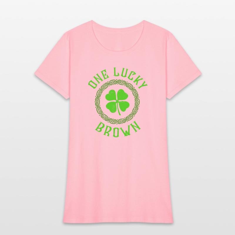 One Lucky Brown Irish Family 4 Leaf Clover